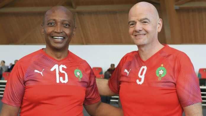 Motsepe et Infantino Patrice Motsepe et Gianni Infantino