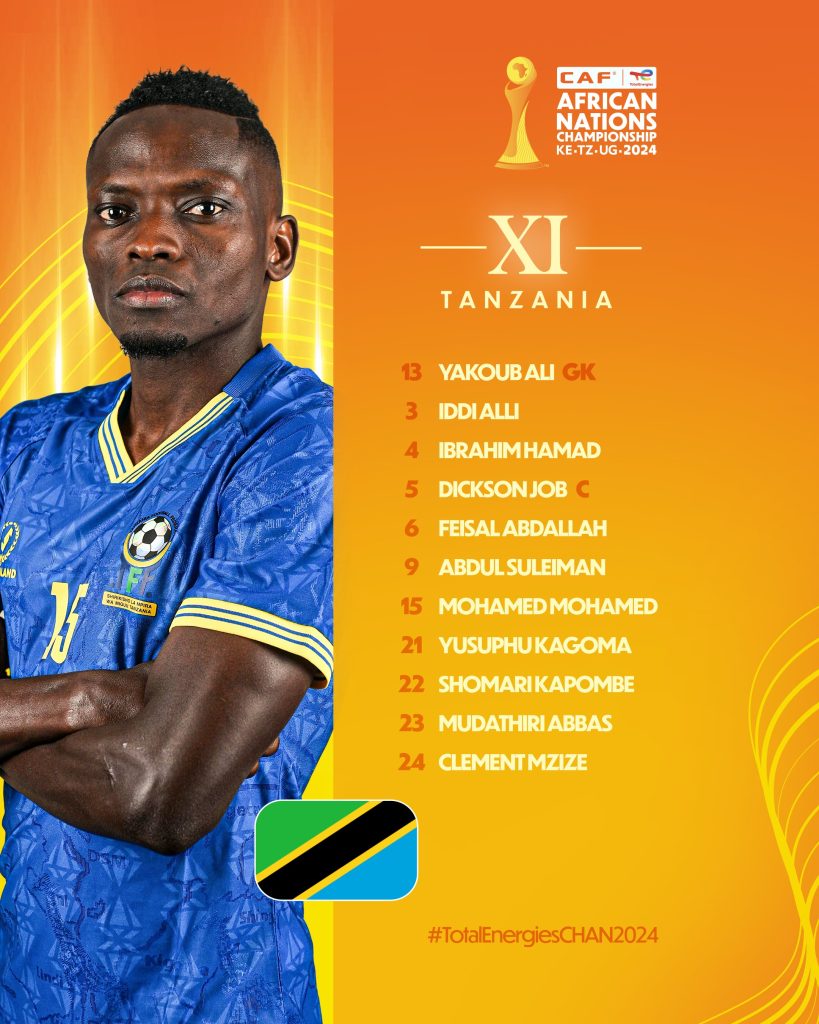Compo Tanzanie contre Burkina Faso CHAN