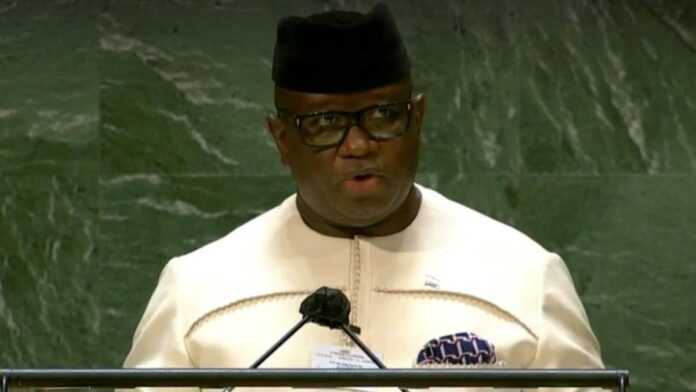 Julius-Maada-Bio-Président Sierra-Leone Julius Maada Bio, Président de la Sierra Leone (08 oct 21)