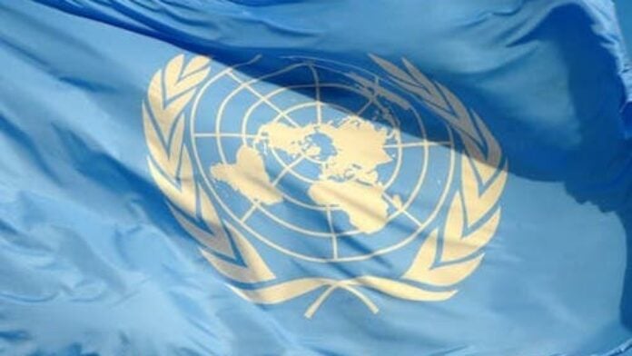 drapeau de l'ONU drapeau de l'ONU