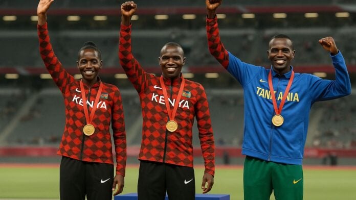 Illustration Tokyo 2025 Kenya et Tanzanie Illustration Tokyo 2025 Kenya et Tanzanie
