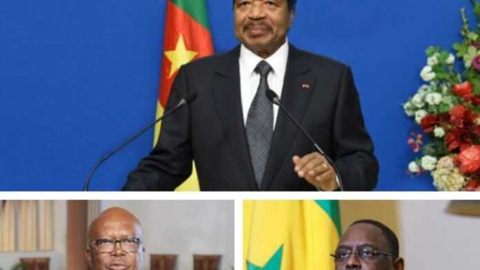 Paul Biya, Roch Marc Kaboré et Macky Sall Paul Biya, Roch Marc Kaboré et Macky Sall