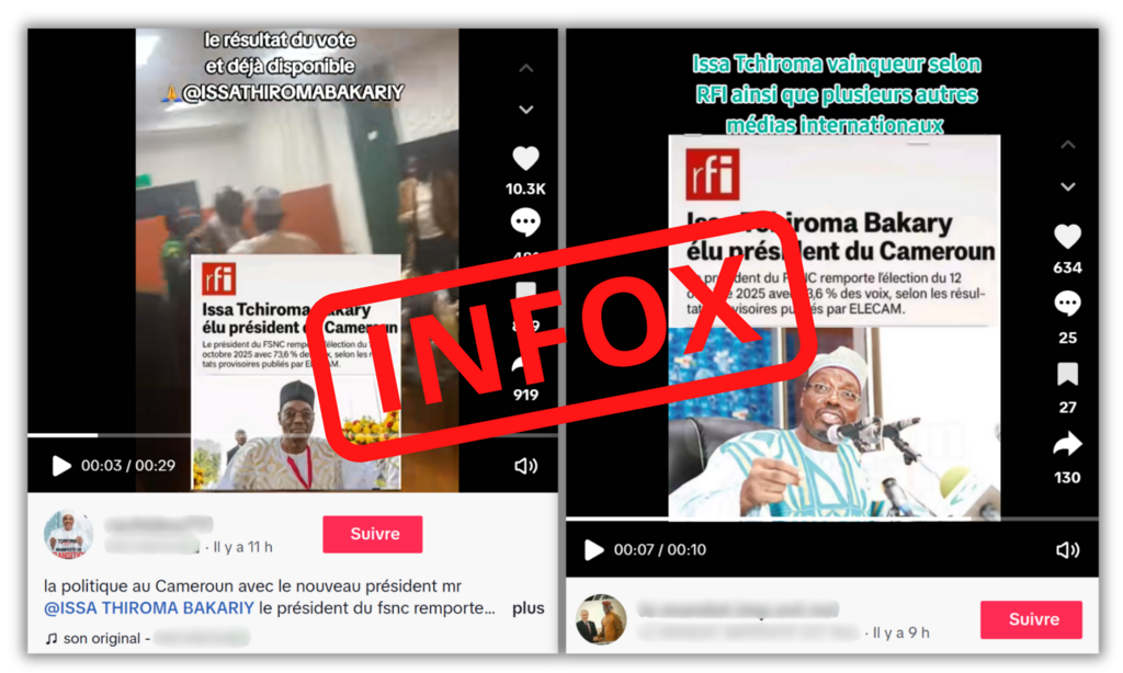 L'infox dépasse les 250 000 vues sur TikTok.