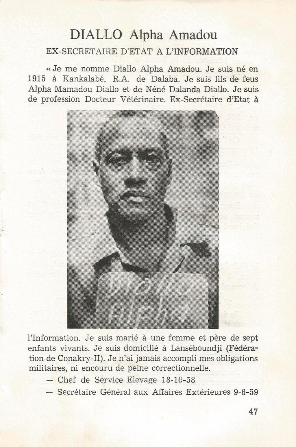 Le « Livre blanc » publié après l'attaque du 22 novembre 1970 contre Conakry rassemble les « confessions » des supposés membres d'un complot international aux multiples ramifications.