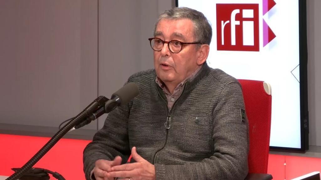 Bachir Ben Barka, fils de Mehdi Ben Barka, opposant au roi du Maroc Hassan II, enlevé à Paris le 29 octobre 1965, dont le corps n'a jamais été retrouvé, dans le studio de RFI le 29 octobre 2025.