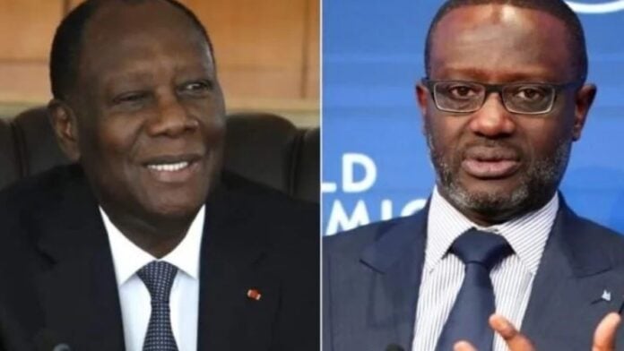 alassane-ouattara-et-tidjane-thiam-ok Alassane Ouattara et Tidjane Thiam