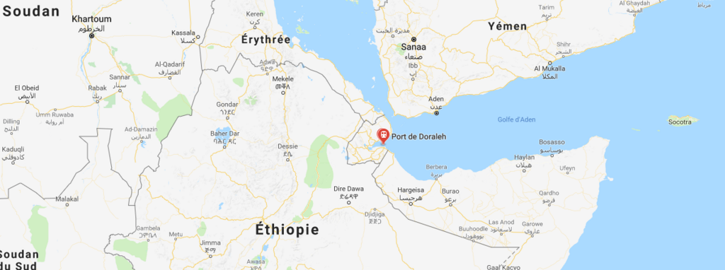Djibouti: le complexe portuaire de Doraleh, situé à quelque 8 km de la ville et à l'entrée de la mer Rouge, est l'un des plus importants d'Afrique.
