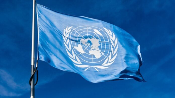 Drapeau de l'ONU Drapeau de l'ONU