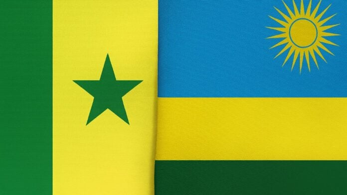 Drapeaux Rwanda et Sénégal Drapeaux Rwanda et Sénégal