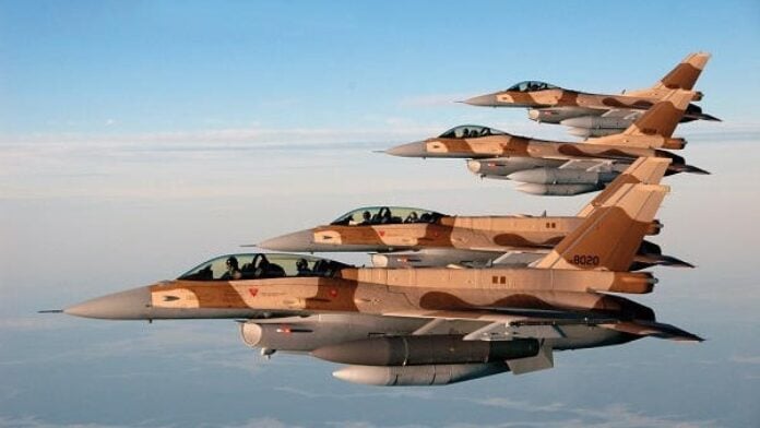 f-16-maroc Des avions F-16 marocains