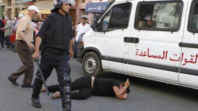 Maroc police violence Maroc police violence