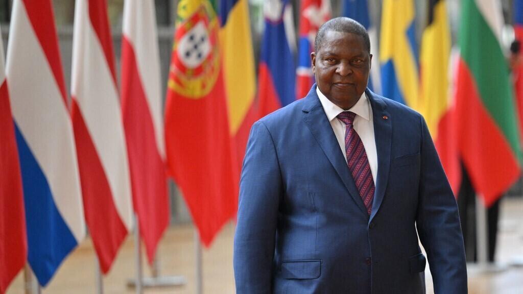 Le président centrafricain Faustin-Archange Touadéra, en juin 2025.