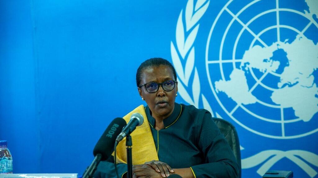 Valentine Rugwabiza, cheffe de la Mission multidimensionnelle intégrée des Nations unies pour la stabilisation en République centrafricaine (MINUSCA).
