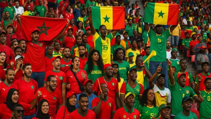 Supporters Maroc et Sénégal Supporters Maroc et Sénégal