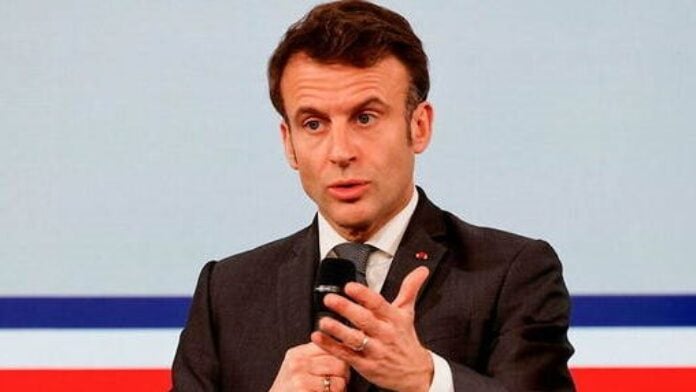 macron 16 fevrier Le Président français, Emmanuel Macron