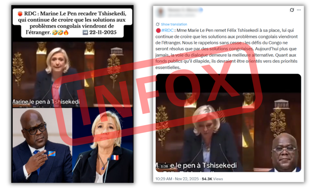 L'infox dépasse les deux millions de vues sur les réseaux sociaux.
