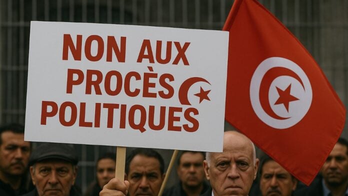 Non au procès politique en Tunisie