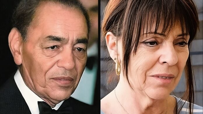 Hassan II et Jane Benzaquen dans un montage photographique fourni par la famille à El Independiente Hassan II et Jane Benzaquen dans un montage photographique fourni par la famille à El Independiente