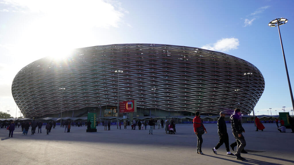 Le stade Prince Moulay Abdellah, à Rabat, la veille du coup d'envoi de la CAN 2025, le 20 décembre 2025.