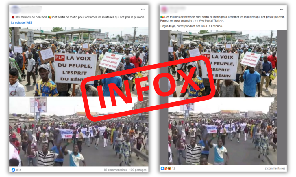 Poussée par des comptes habitués à désinformer, l'infox circule principalement sur Facebook.