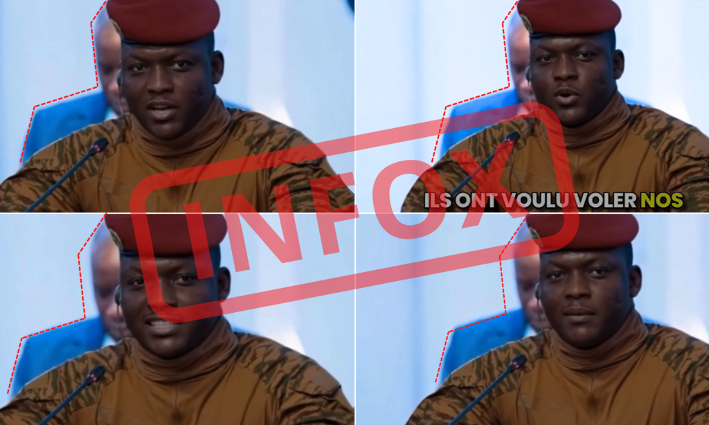 Le personnage en bleu ne bouge pas durant toute la vidéo.