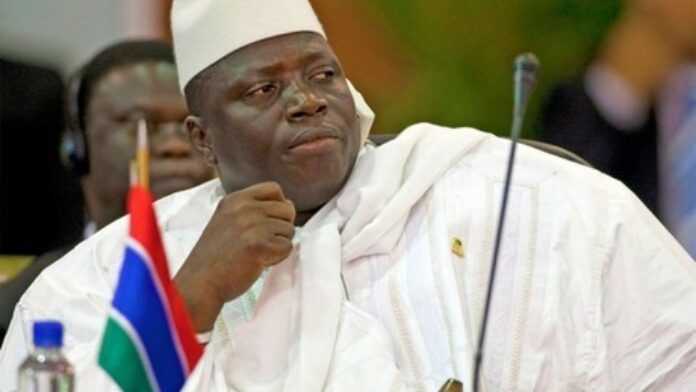 Le chef d'Etat de la Gambie Yahiya Jammeh Le chef d'Etat de la Gambie Yahiya Jammeh