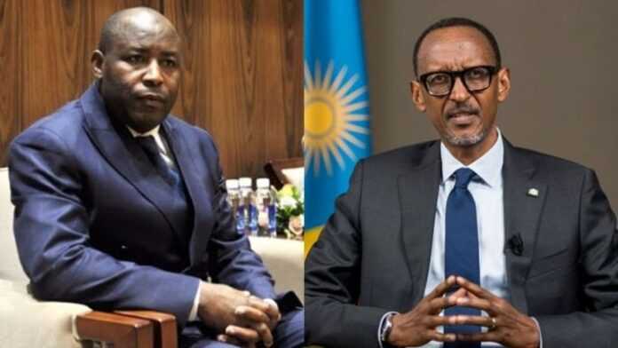 Evariste Ndayishimiye et Paul Kagame ok Evariste Ndayishimiye et Paul Kagame