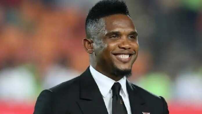 Le président de la FECAFOOT, Samuel Eto'o Fils Le président de la FECAFOOT, Samuel Eto'o Fils