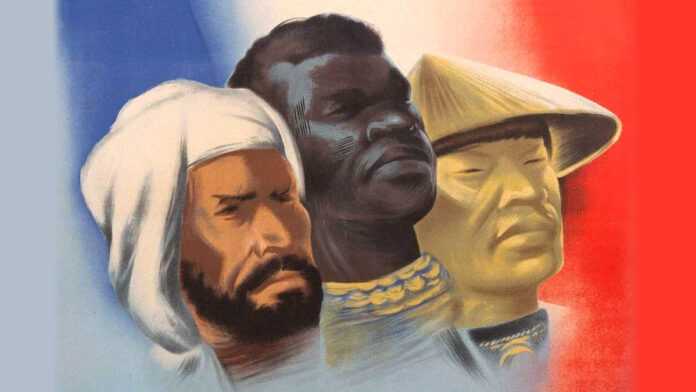 Extrait de l'affiche : Trois couleurs, un drapeau, un empire Extrait de l'affiche : Trois couleurs, un drapeau, un empire
