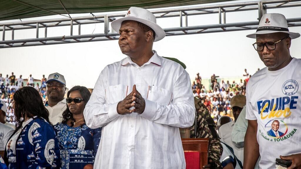 Faustin-Archange Touadéra à Bangui, le 13 décembre 2025.