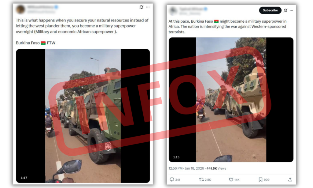 Cette infox dépasse le million de vues sur les réseaux sociaux.