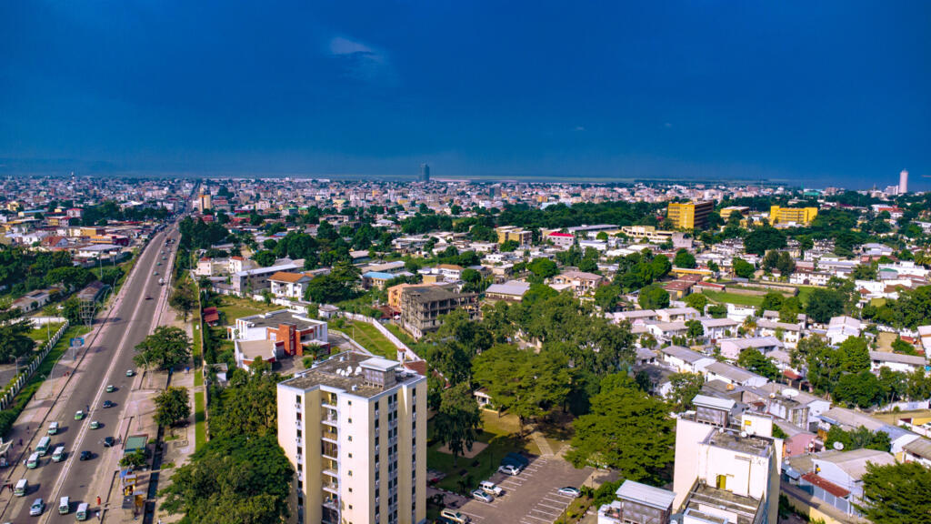Une vue aérienne de Brazzaville au Congo. (Image d'illustration)