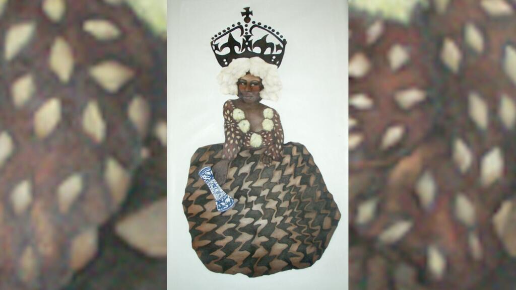 Œuvre exposée dans « Dans la Splendeur de la nuit », à la galerie Anne de Villepoix, Paris.