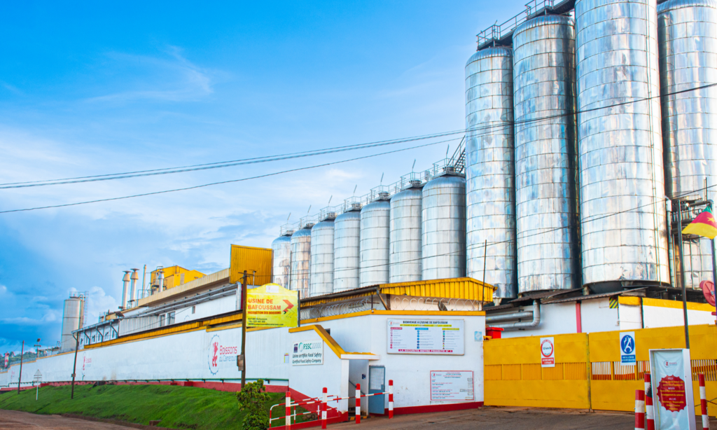 Cuves de fermentation installées à l'usine de Bafoussam.