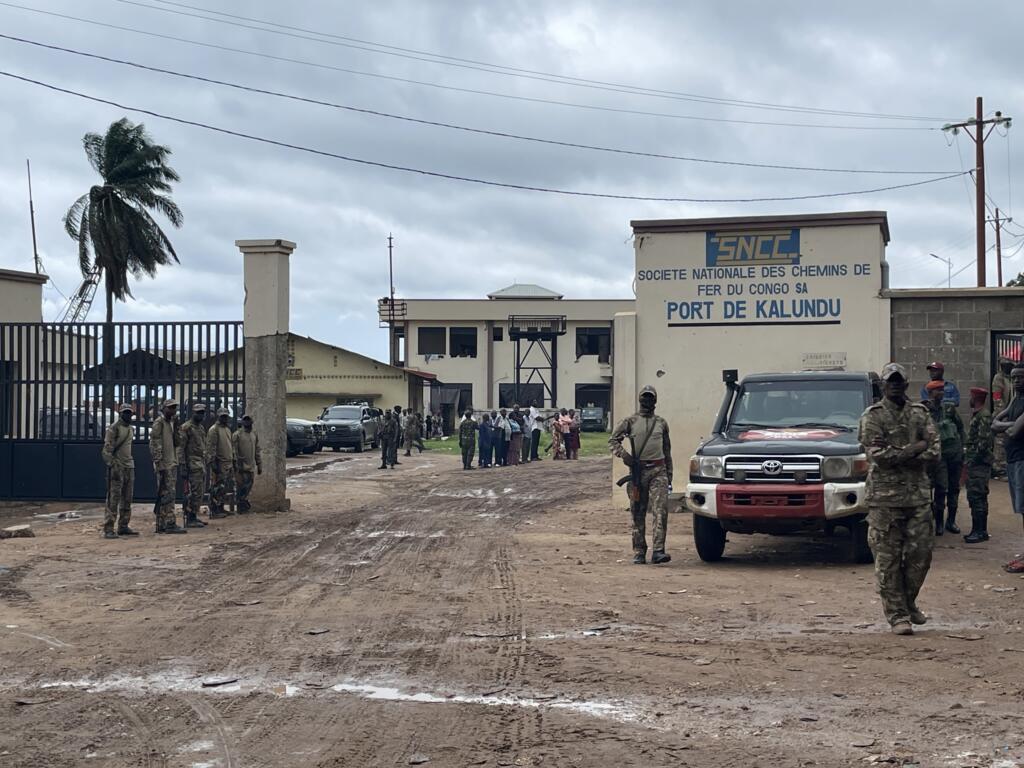 Le port de Kalundu à Uvira.