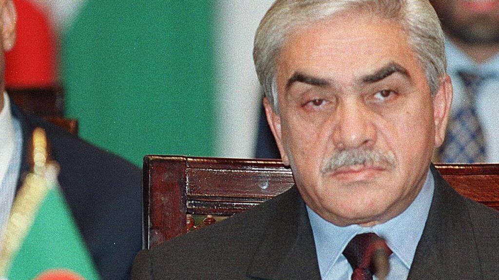 L'ancien président algérien Liamine Zeroual au Caire, en Égypte, le 13 mai 1998.