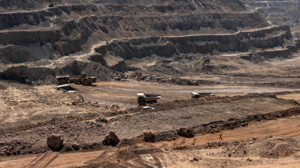 Vue générale de la mine Tenke Fungurume dans la province de Lualaba, une des plus larges mines de cuivre et de cobalt au monde, dans le sud de la République démocratique du Congo, en juin 2023. (Image d'illustration)