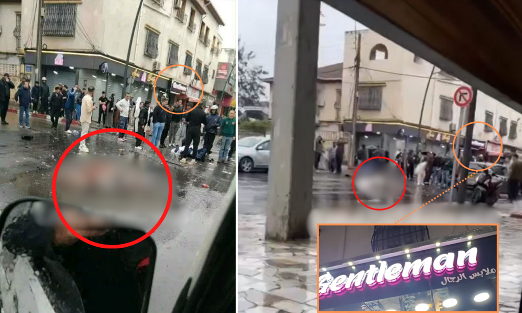 Cette troisième vidéo a été filmée 200 mètres plus loin, sur le même boulevard. On y voit un nouveau corps gisant en plein milieu de la route.