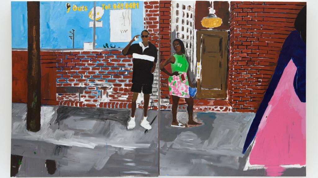 Henry Taylor : “Split”, 2013. Peinture exposée dans l’exposition "Henry Taylor. Where thoughts provoke" au musée Picasso Paris, du 8 avril au 6 septembre 2026.