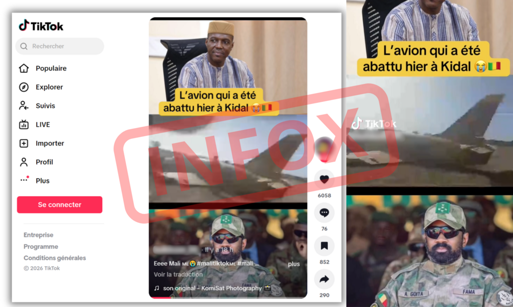 L'infox approche les 500 000 vues, rien que sur TikTok.