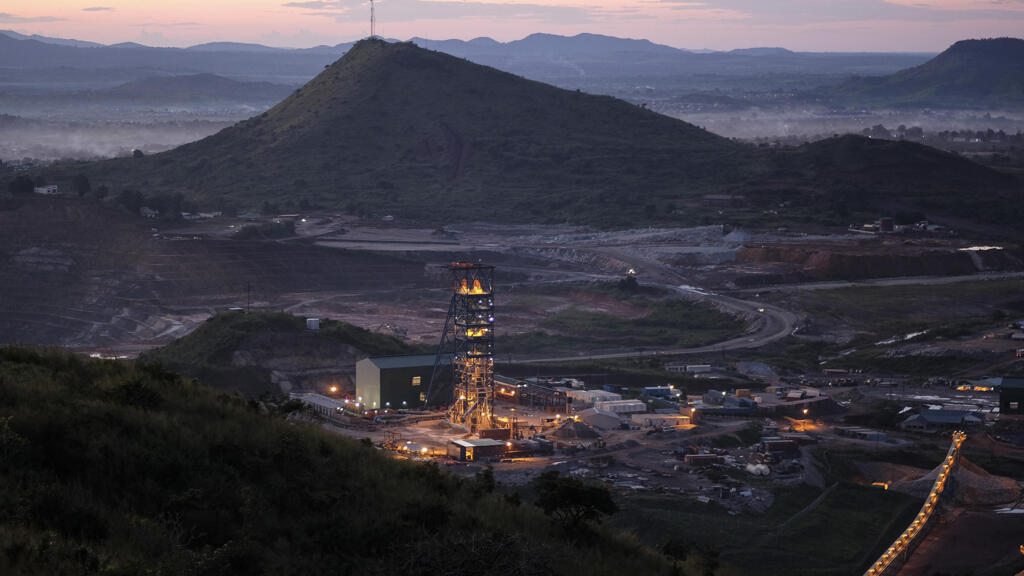 Une mine d'or en République démocratique du Congo.