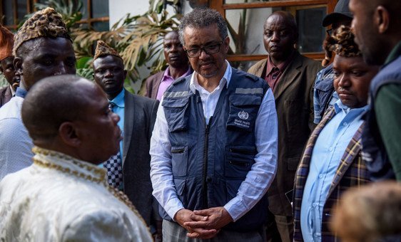 Ebola en RD Congo : « Vous n’êtes pas seuls », rassure à Bunia le chef de l’OMS image principale